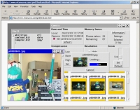 ОС Inferno как плагин для Internet Explorer, исполняющий в роли апплетов оттранслированные Limbo программы - Dis-модули. На скриншоте показан GUI сервис цифровой камеры, обеспечиваемый Vita Nuova демо grid