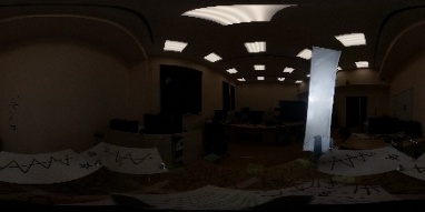 Рис. 6. Панорамные фотографии для построения модели освещения посредством HDR-съёмки на месте объекта с разницей в выдержке более 1000×.