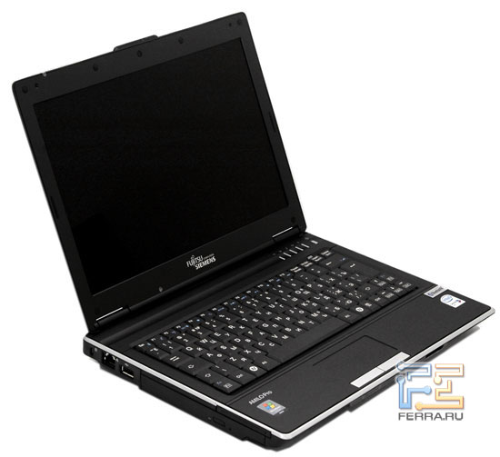 Fujitsu-Siemens AMILO Pro V3205: внешний вид в открытом состоянии