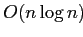 $ O(n\log n)$