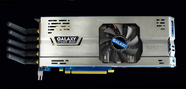 Графический ускоритель Galaxy GTX 460 WHDI Edition (изображение разработчиков).