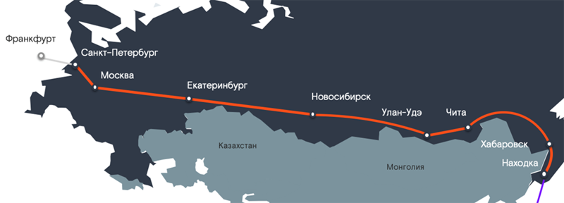 Трасса магистрали TEA NEXT
