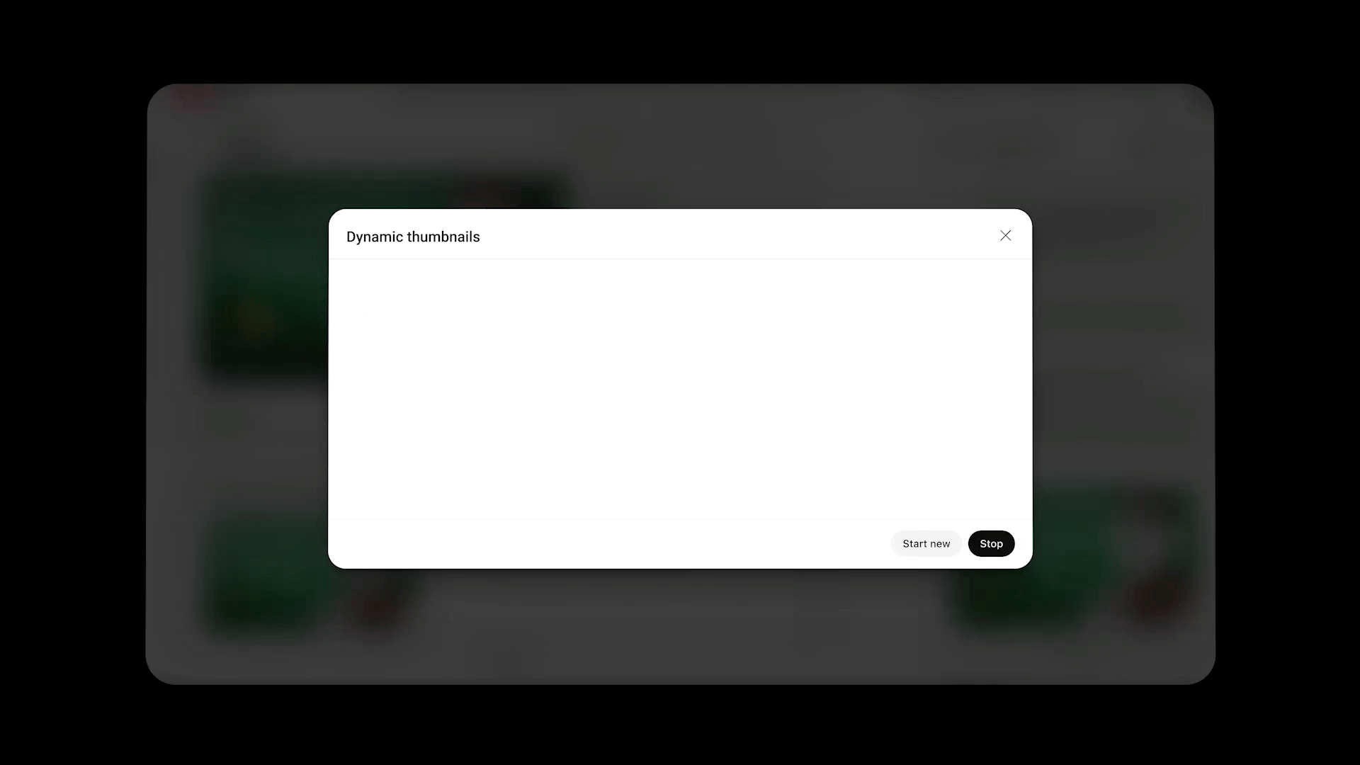 Выбор динамических обложек в YouTube Studio