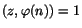 $(z,\varphi (n))=1$