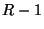 $ R-1$