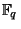$ \FF_q $