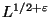 $ L^{1/2+\varepsilon }$