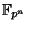 $ \FF_{p^n}$
