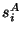 $ s_{i}^{A}$